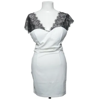 Cocktail dress (White, Black) from Koucla Elastane, Polyester