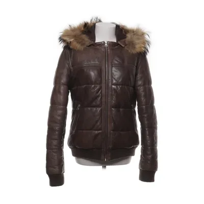 Läderjacka (Brun) från Paul & Joe Sister Päls, Skinn, Polyester