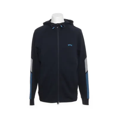 Capuchon sweater (Blauw) van Boss Katoen, Elastaan, Polyester