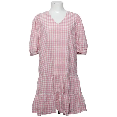 Jurk (Roze, Wit) van Isay Katoen