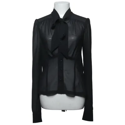 Pussy bow blouse (Black) from Emmy Polyester