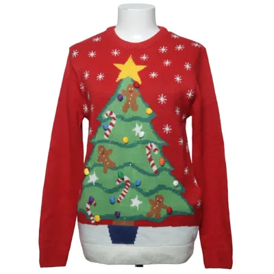 Pull de Noël (Rouge, Multicolore) de Cedar Wood State Acrylique, Coton, Polyester