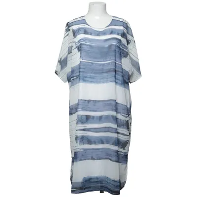 Jurk (Blauw, Wit) van Brandtex Copenhagen Polyester, Viscose