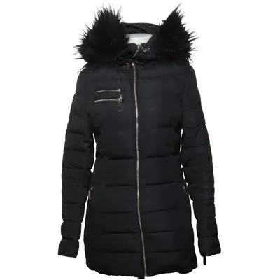 Winterjas (Zwart) van Roco Baroco Katoen, Polyester
