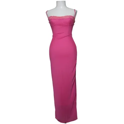 Maxi jurk (Roze) Elastaan, Polyester
