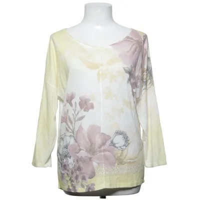 Sweater (Yellow, White, Multicolored) from Cat & Co Elastane, Polyester, Viscose