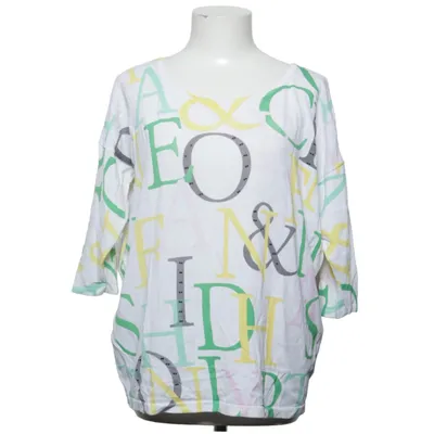 Sweater (White, Multicolored) from Jacqueline Riu Polyamide, Viscose