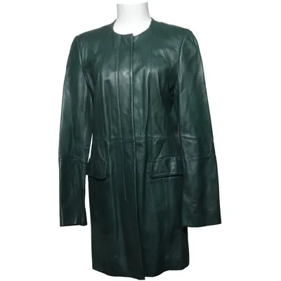 Läderkappa (Grön) från Brooks Brothers Kupro, Skinn