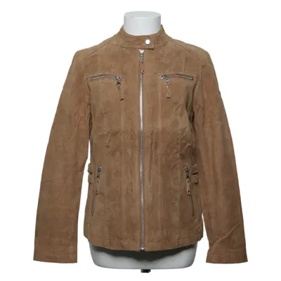 Läderjacka (Brun) från Canda Premium Skinn, Polyester