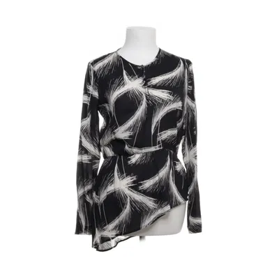 Bluse (Sort, Hvid) fra PBO Silke
