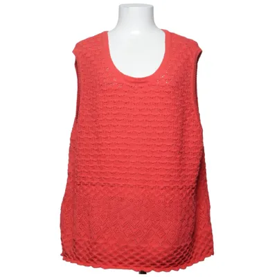 Pull sans manches (Rouge) de Gina Benotti Polyester, Coton recyclé