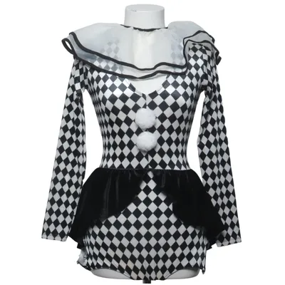 Fancy dress (White, Black) from Divided by H&M Polyester, Elastane