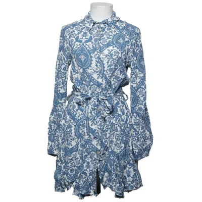 Skjortekjole (Blå, Hvid) fra Zauberstern Viscose