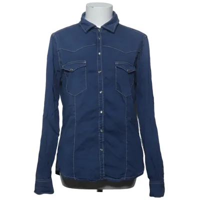 Jeansskjorte (Blå) fra Zara Basic Z1975 Denim Bomuld, Elastan