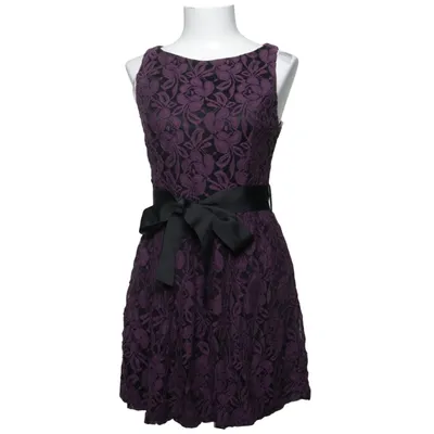 Robe de cocktail (Violet, Noir) de Twenty One Coton, Polyamide, Polyester