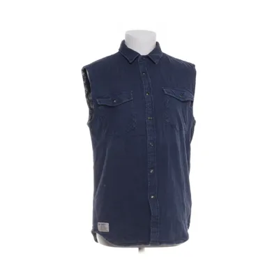 Spijker gilet (Blauw) van Crocker Katoen