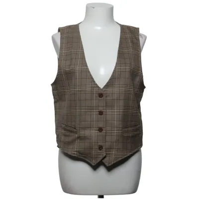 Gilet de costume (Marron, Beige) de Milook Élasthane, Polyester, Viscose