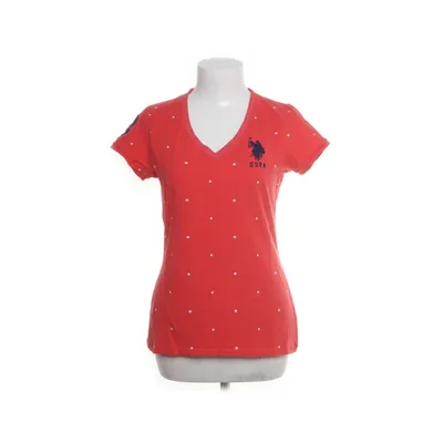T-shirt (Rood) van U.S. Polo Assn. Katoen, Elastaan