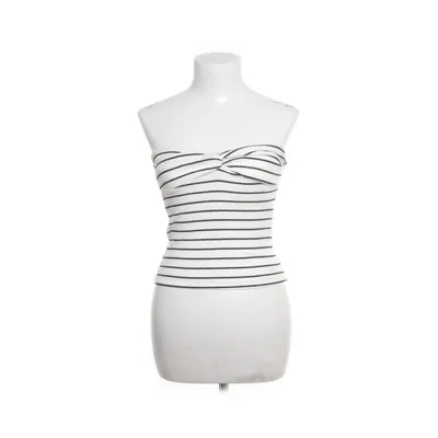 Tube top (White, Black) from NA-KD Cotton, Elastane, Polyester