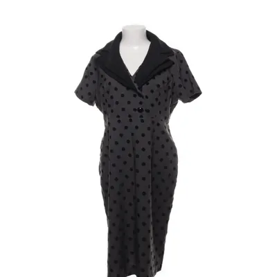 Dress (Gray, Black) from Collectif Cotton, Elastane, Polyester