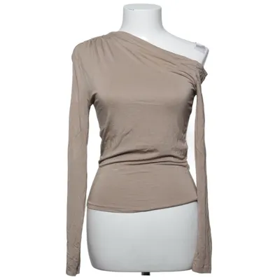 Topp (Beige) från NA-KD Elastan, Viskos