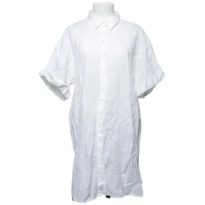 Blusenkleid (Weiß) von L.O.G.G by H&M Baumwolle, Leinen