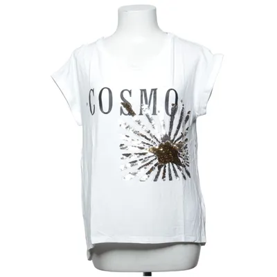 T-shirt (Wit, Meerkleurig) van Broadway NYC Fashion Elastaan, Viscose