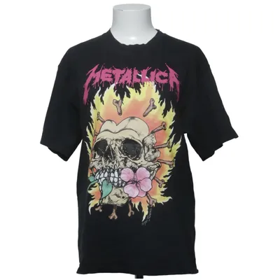 T-shirt (Zwart, Meerkleurig) van Metallica Katoen