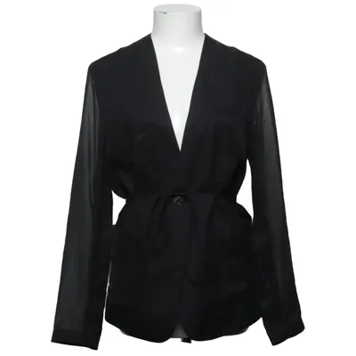 Jacke (Schwarz) von Velour Cupro, Polyester, Viskose