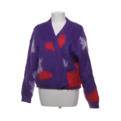 Cardigan (Lilla, Rød, Flerfarvet) fra Zara Akryl, Alpacauld, Elastan, Polyester