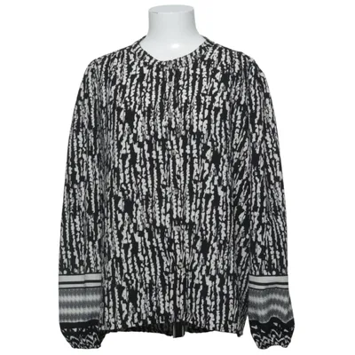 Blouse (Noir, Blanc) de Yest Élasthane, Polyester