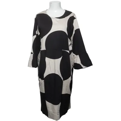 Jurk (Zwart, Beige) van Bitte Kai Rand Katoen, Elastaan, Tencel
