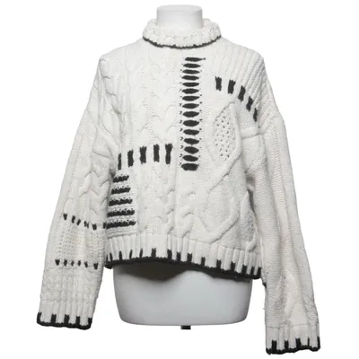 Trui (Wit, Zwart) van Zara Acryl, Polyamide, Polyester