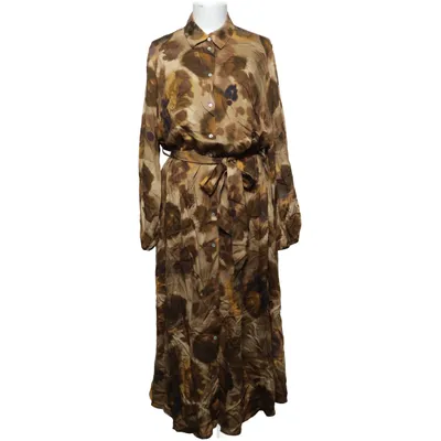 Blusenkleid (Grün, Braun, Gelb) von Claire Woman Viskose