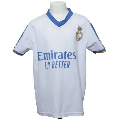 Fußball Trikot (Weiß, Blau) von Real Madrid Polyester