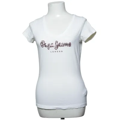 T-shirt (Vit) från Pepe Jeans London Bomull, Elastan
