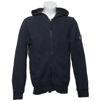 Kapuzenpullover (Blau) von Stone Island Junior Baumwolle