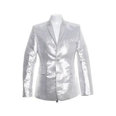 Blazer (Silver) from Rabanne x H&M Polyester, Acetate, Lyocell