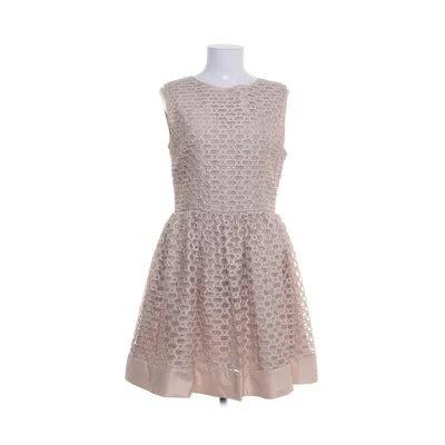 Jurk (Beige) van Red Valentino Polyester, Zijde