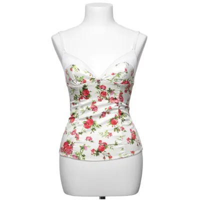 Tanktop  (Hvid, Flerfarvet) fra Dolce & Gabbana Underwear Elastan, Polyester
