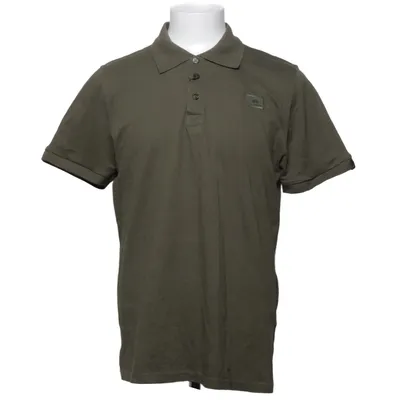 Poloshirt (Groen) van Alpha Industries Katoen, Elastaan
