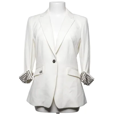 Blazer (Hvid) fra Philipp Plein Couture Elastan, Polyester