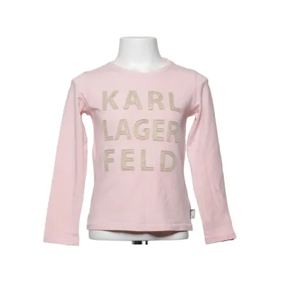 T-shirt à manches longues (Rose) de Karl Lagerfeld Kids Coton, Élasthane