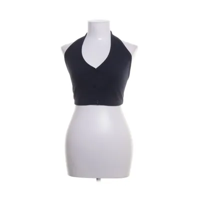 Halter neck top (Blue) from Adika Cotton, Elastane, Polyester