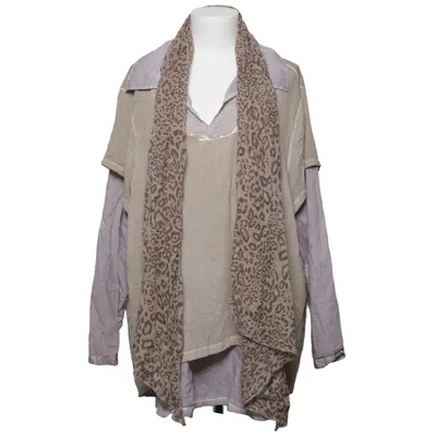 Bluse (Beige) von Mandarin Elasthan, Viskose