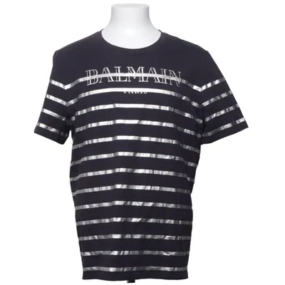 T-shirt (Blauw, Zilver) van Balmain Katoen