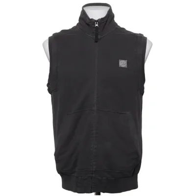 Gilet (Zwart) van Stone Island Katoen
