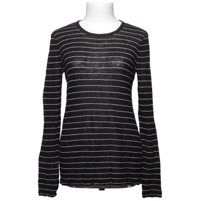 Long sleeve T-shirt (Black, White) from T by Alexander Wang