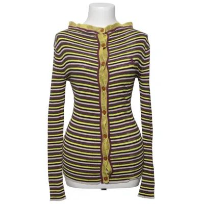 Cardigan (Violet, Jaune, Beige) de Vivienne Westwood Coton, Lin, Polyamide