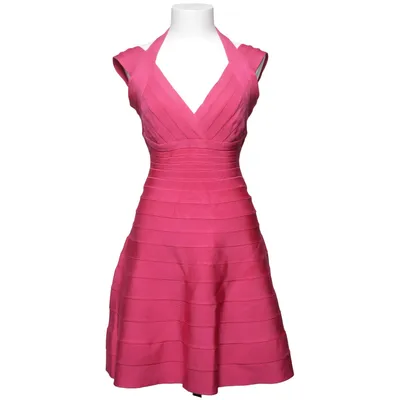 Cocktailklänning (Rosa) från Herve Leger Elastan, Polyamid, Viskos